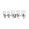 Z-Lite Kinsley 5 Light Vanity, Chrome And Clear Seeded 340-5V-CH - alternate 1